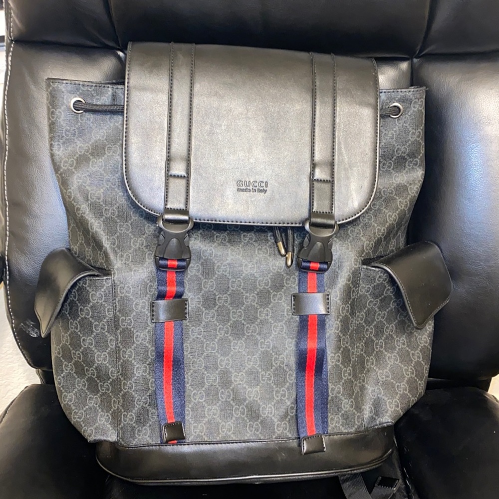 GUCCI black backpack PERFECT condition like brand new!